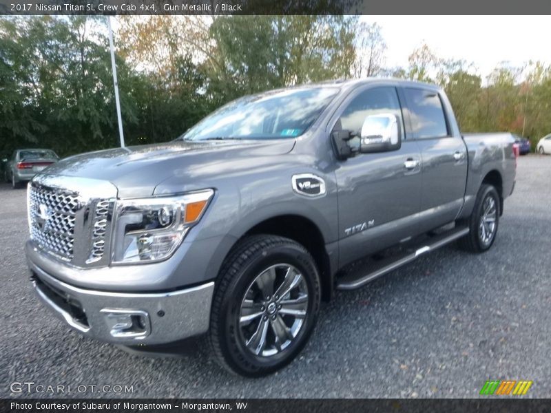 Gun Metallic / Black 2017 Nissan Titan SL Crew Cab 4x4