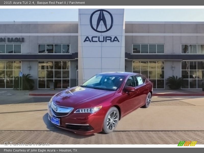 Basque Red Pearl II / Parchment 2015 Acura TLX 2.4
