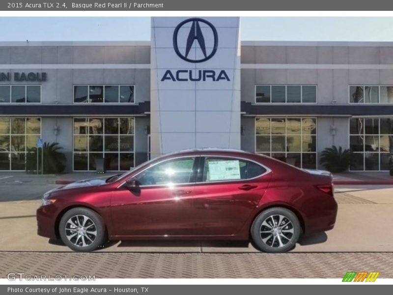 Basque Red Pearl II / Parchment 2015 Acura TLX 2.4
