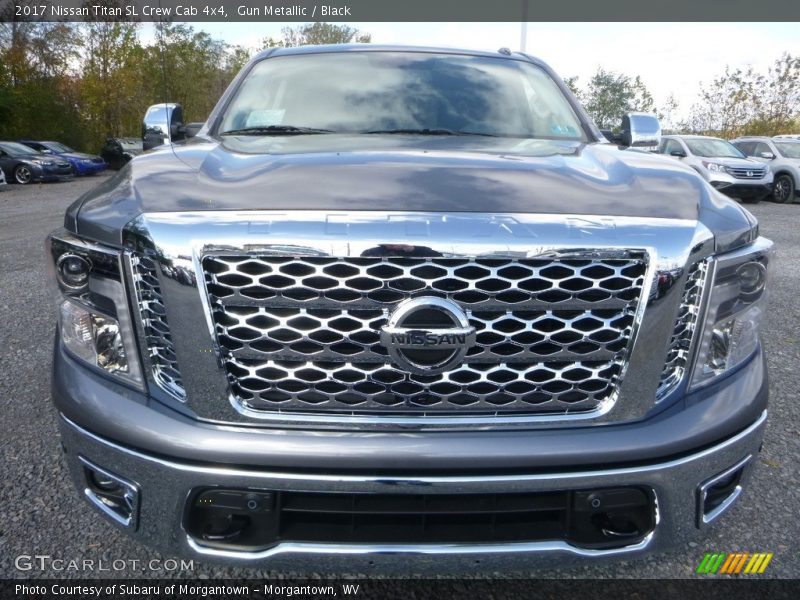 Gun Metallic / Black 2017 Nissan Titan SL Crew Cab 4x4