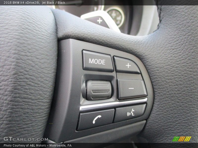 Controls of 2018 X4 xDrive28i