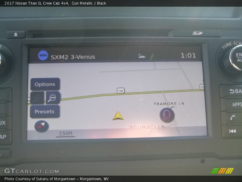 Gun Metallic / Black 2017 Nissan Titan SL Crew Cab 4x4