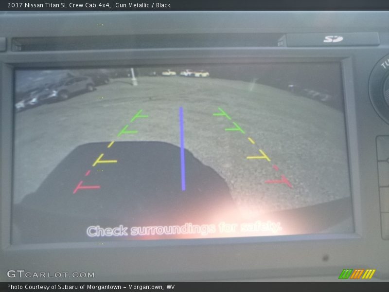 Gun Metallic / Black 2017 Nissan Titan SL Crew Cab 4x4