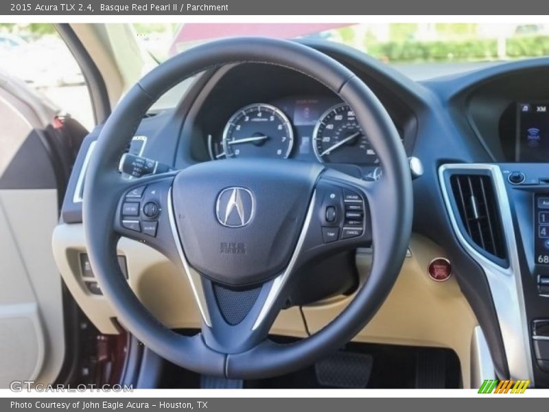 Basque Red Pearl II / Parchment 2015 Acura TLX 2.4