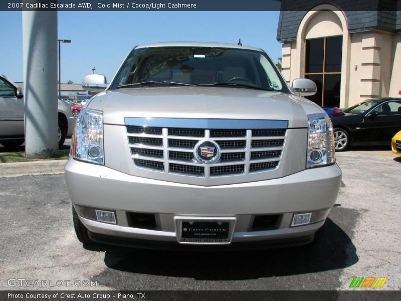 Gold Mist / Cocoa/Light Cashmere 2007 Cadillac Escalade AWD