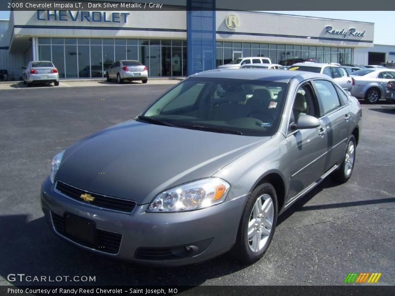 Dark Silver Metallic / Gray 2008 Chevrolet Impala LT