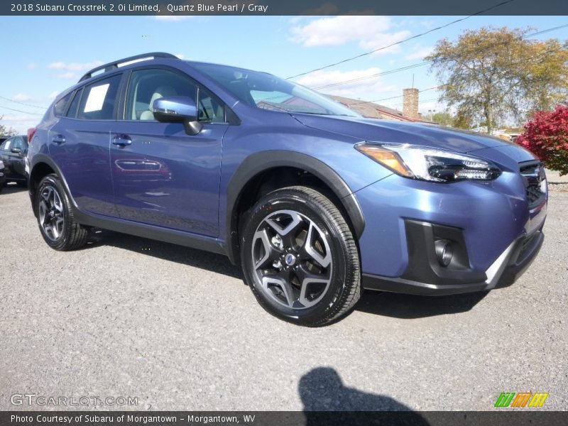 Quartz Blue Pearl / Gray 2018 Subaru Crosstrek 2.0i Limited