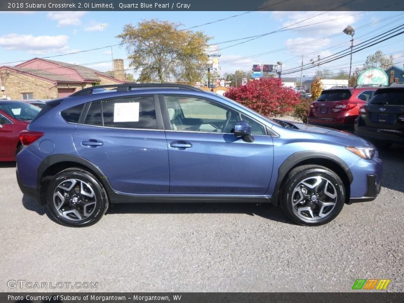 Quartz Blue Pearl / Gray 2018 Subaru Crosstrek 2.0i Limited