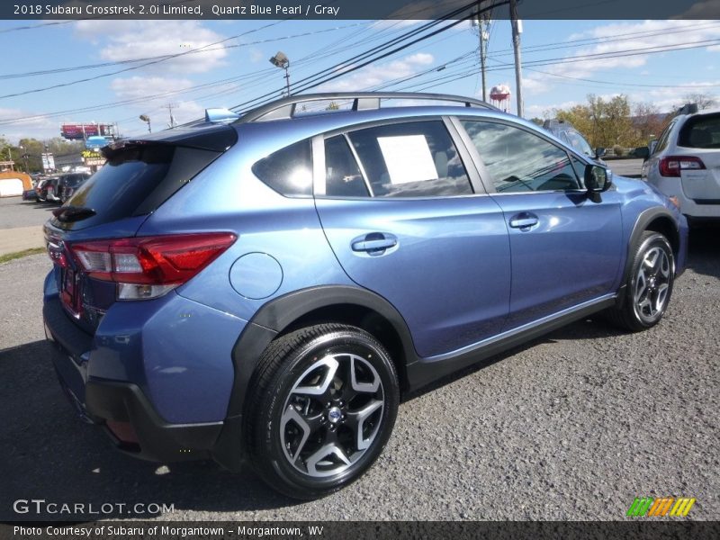 Quartz Blue Pearl / Gray 2018 Subaru Crosstrek 2.0i Limited