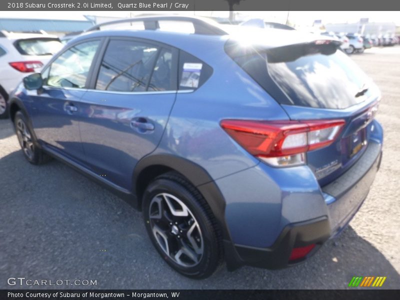 Quartz Blue Pearl / Gray 2018 Subaru Crosstrek 2.0i Limited