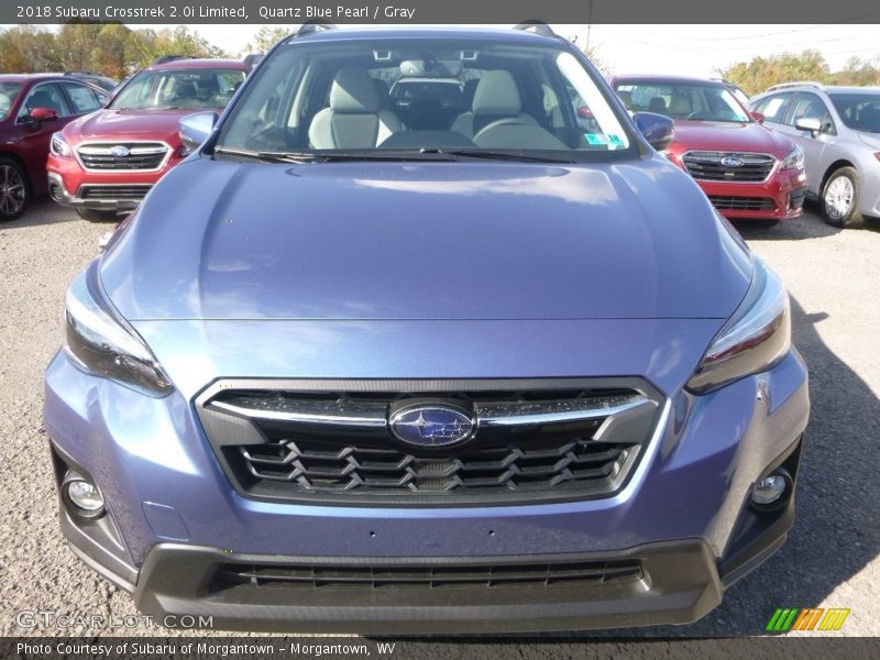 Quartz Blue Pearl / Gray 2018 Subaru Crosstrek 2.0i Limited