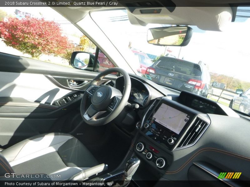Quartz Blue Pearl / Gray 2018 Subaru Crosstrek 2.0i Limited