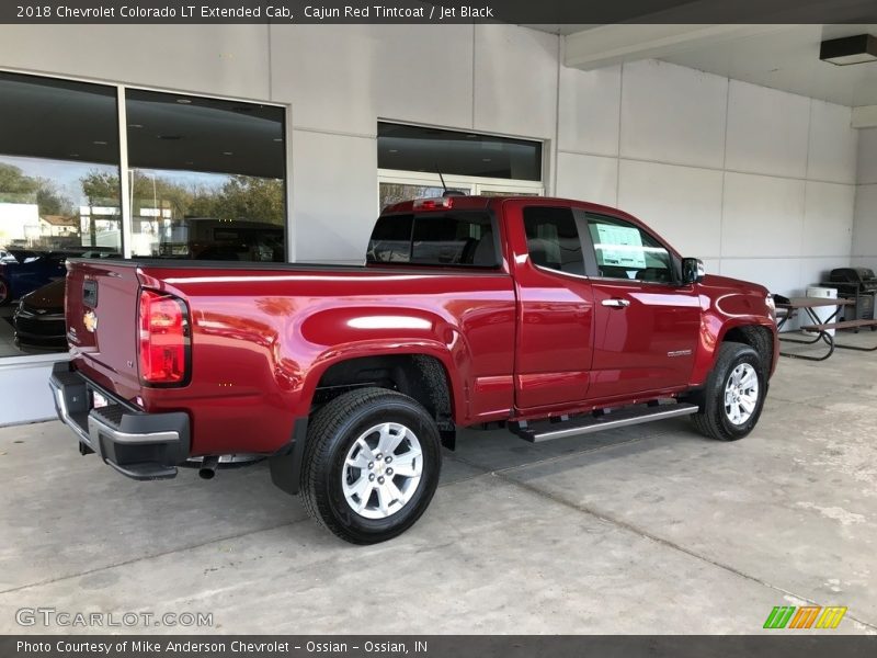 Cajun Red Tintcoat / Jet Black 2018 Chevrolet Colorado LT Extended Cab