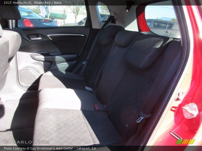 Milano Red / Black 2015 Honda Fit LX