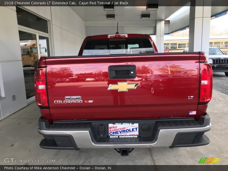 Cajun Red Tintcoat / Jet Black 2018 Chevrolet Colorado LT Extended Cab