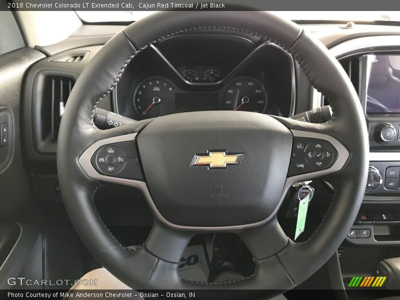 Cajun Red Tintcoat / Jet Black 2018 Chevrolet Colorado LT Extended Cab