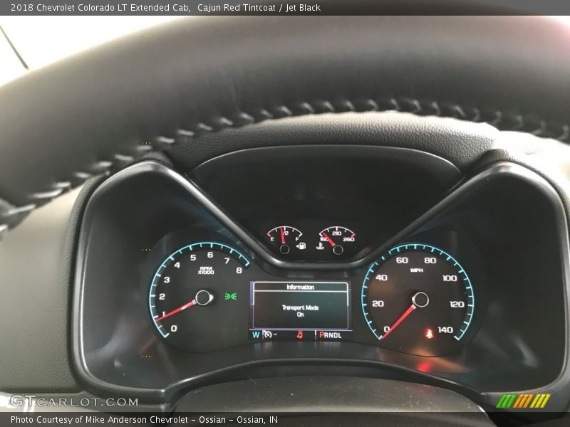 Cajun Red Tintcoat / Jet Black 2018 Chevrolet Colorado LT Extended Cab