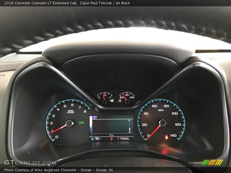 Cajun Red Tintcoat / Jet Black 2018 Chevrolet Colorado LT Extended Cab