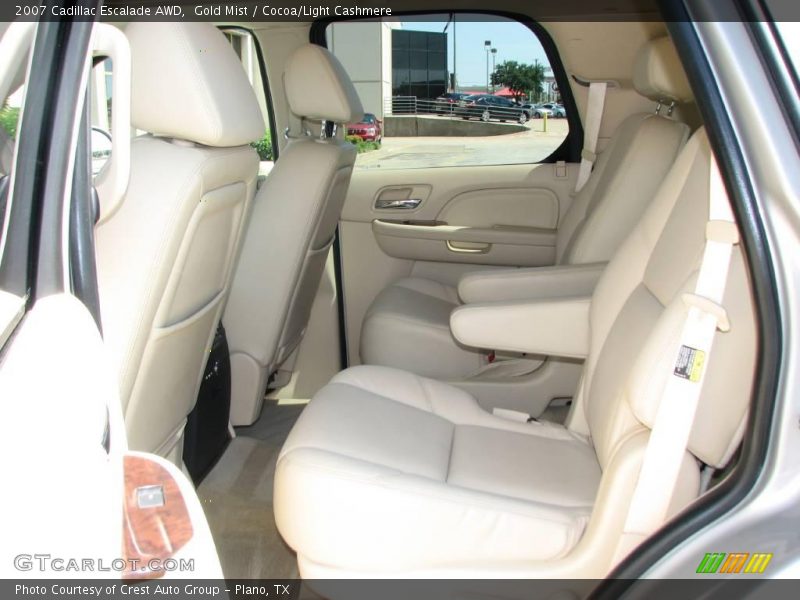Gold Mist / Cocoa/Light Cashmere 2007 Cadillac Escalade AWD
