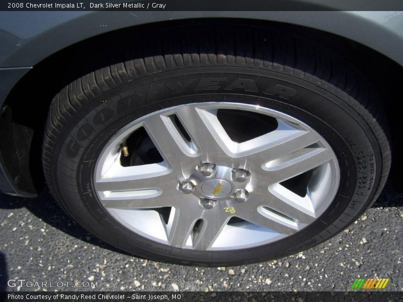 Dark Silver Metallic / Gray 2008 Chevrolet Impala LT