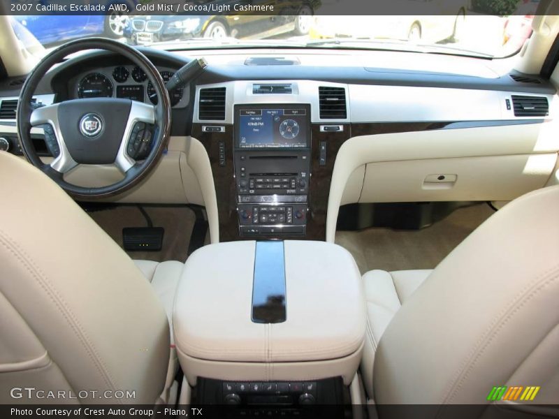 Gold Mist / Cocoa/Light Cashmere 2007 Cadillac Escalade AWD