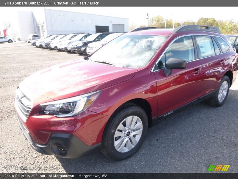 Crimson Red Pearl / Black 2018 Subaru Outback 2.5i