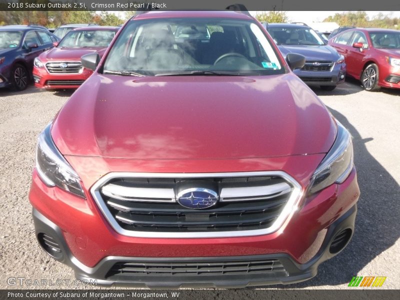 Crimson Red Pearl / Black 2018 Subaru Outback 2.5i