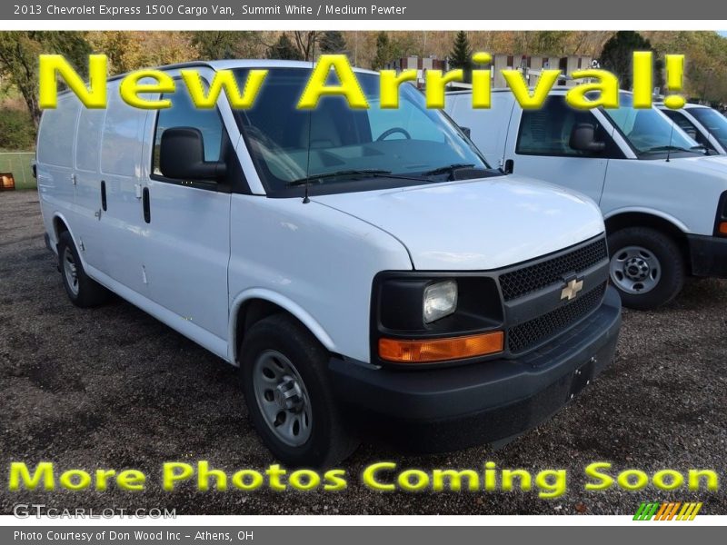 Summit White / Medium Pewter 2013 Chevrolet Express 1500 Cargo Van
