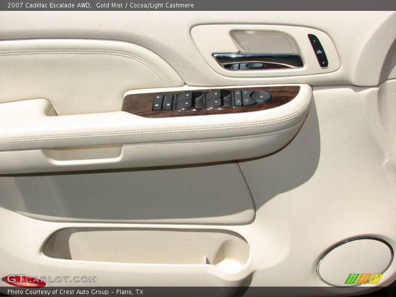 Gold Mist / Cocoa/Light Cashmere 2007 Cadillac Escalade AWD