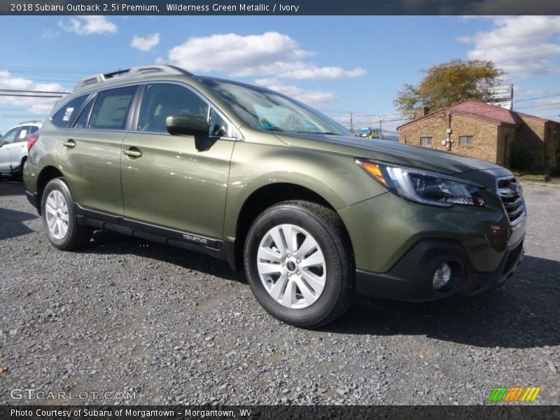 Wilderness Green Metallic / Ivory 2018 Subaru Outback 2.5i Premium