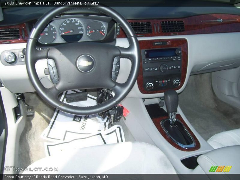 Dark Silver Metallic / Gray 2008 Chevrolet Impala LT