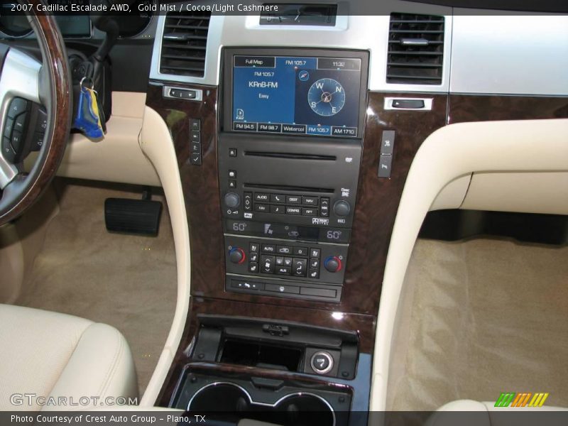 Gold Mist / Cocoa/Light Cashmere 2007 Cadillac Escalade AWD