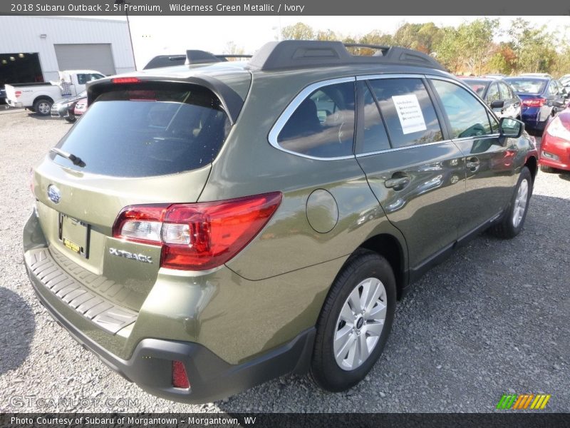 Wilderness Green Metallic / Ivory 2018 Subaru Outback 2.5i Premium