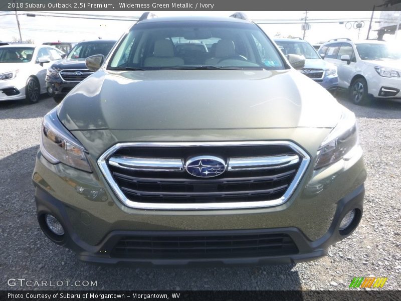 Wilderness Green Metallic / Ivory 2018 Subaru Outback 2.5i Premium