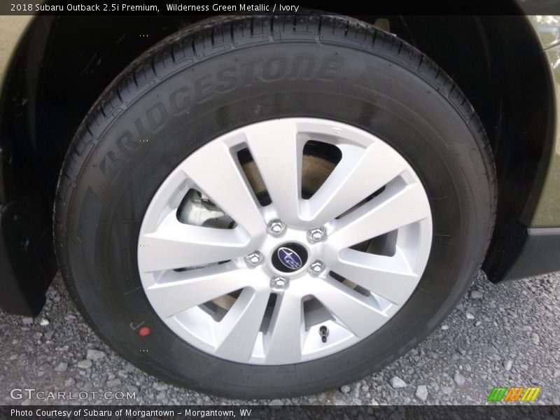 Wilderness Green Metallic / Ivory 2018 Subaru Outback 2.5i Premium