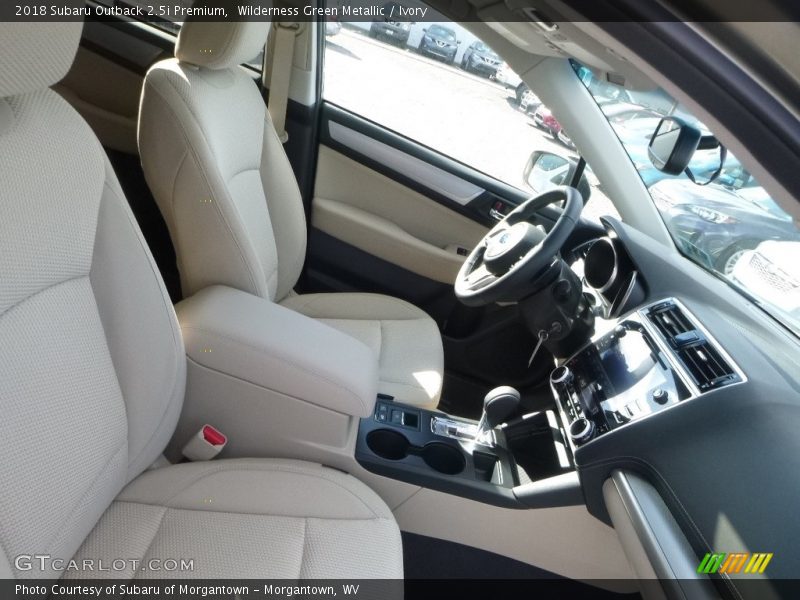 Wilderness Green Metallic / Ivory 2018 Subaru Outback 2.5i Premium