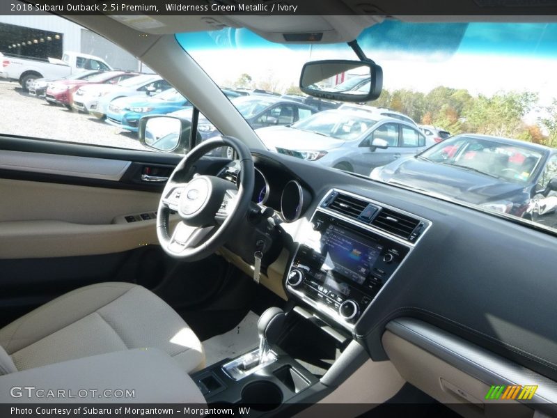 Wilderness Green Metallic / Ivory 2018 Subaru Outback 2.5i Premium