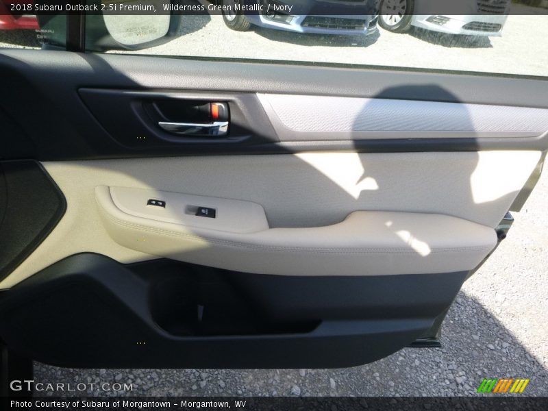 Wilderness Green Metallic / Ivory 2018 Subaru Outback 2.5i Premium