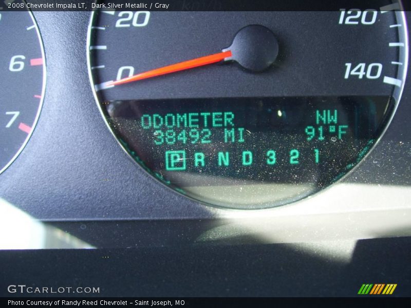 Dark Silver Metallic / Gray 2008 Chevrolet Impala LT
