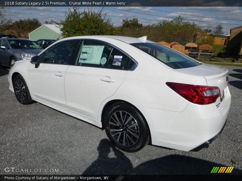 Crystal White Pearl / Warm Ivory 2018 Subaru Legacy 2.5i Premium