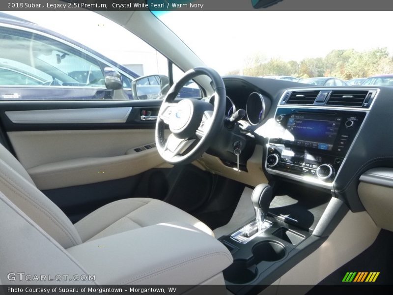 Crystal White Pearl / Warm Ivory 2018 Subaru Legacy 2.5i Premium
