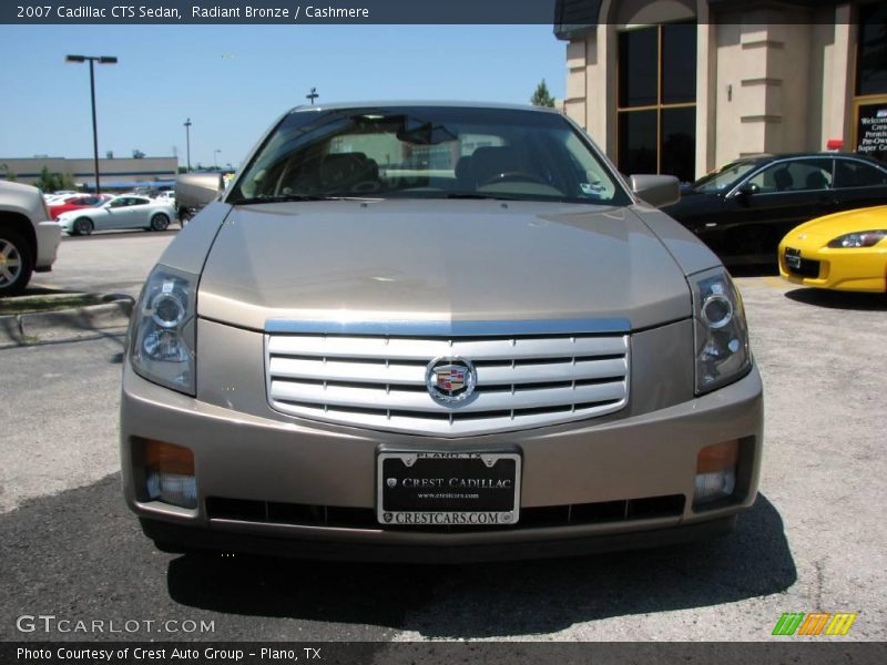 Radiant Bronze / Cashmere 2007 Cadillac CTS Sedan