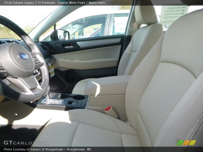 Crystal White Pearl / Warm Ivory 2018 Subaru Legacy 2.5i Premium