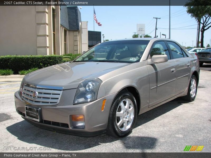 Radiant Bronze / Cashmere 2007 Cadillac CTS Sedan