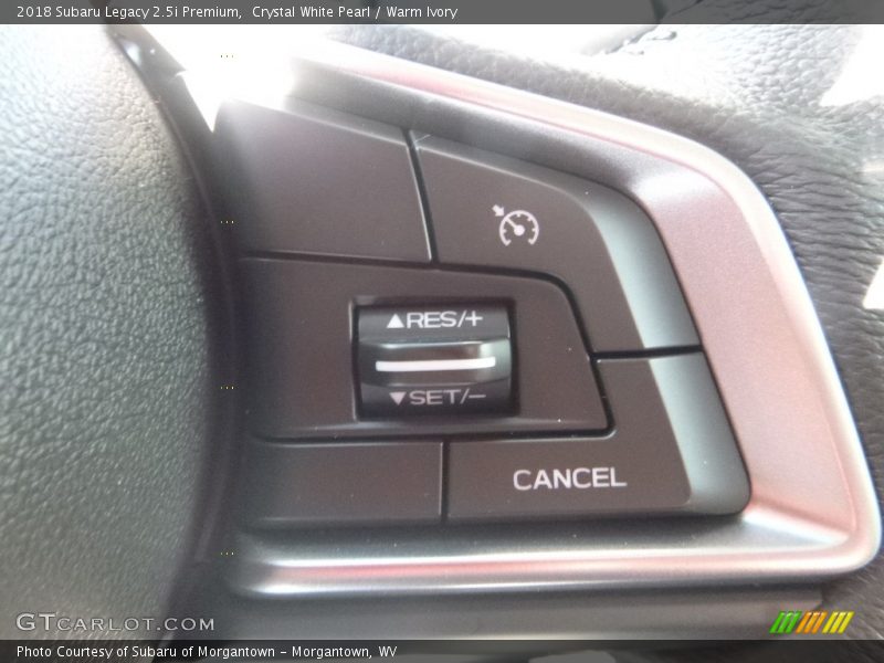 Crystal White Pearl / Warm Ivory 2018 Subaru Legacy 2.5i Premium