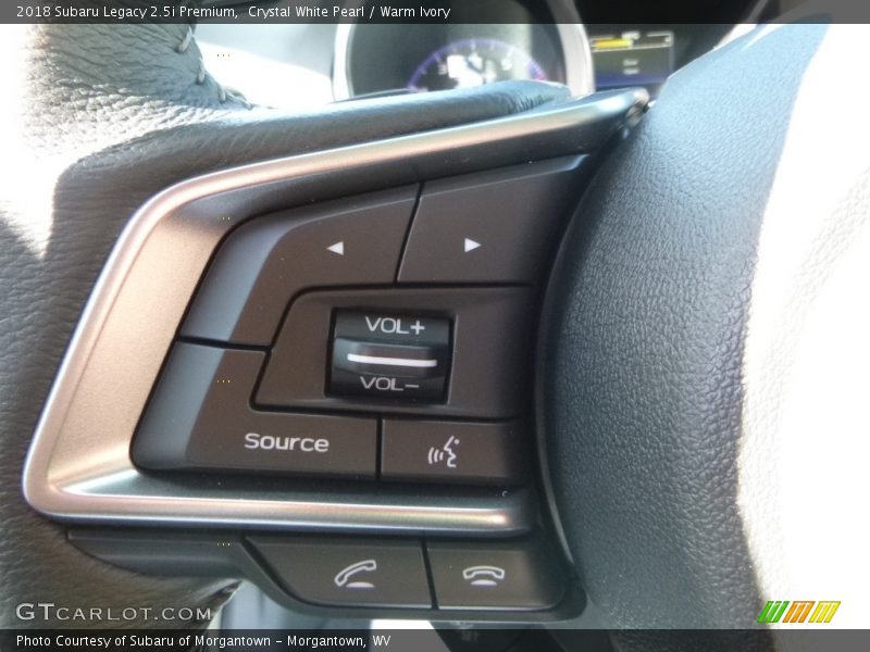 Crystal White Pearl / Warm Ivory 2018 Subaru Legacy 2.5i Premium