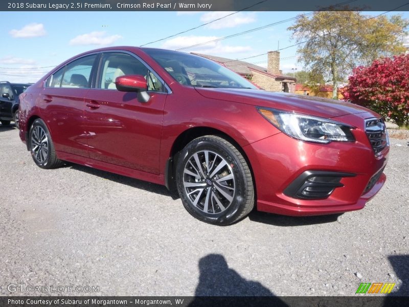 Crimson Red Pearl / Warm Ivory 2018 Subaru Legacy 2.5i Premium