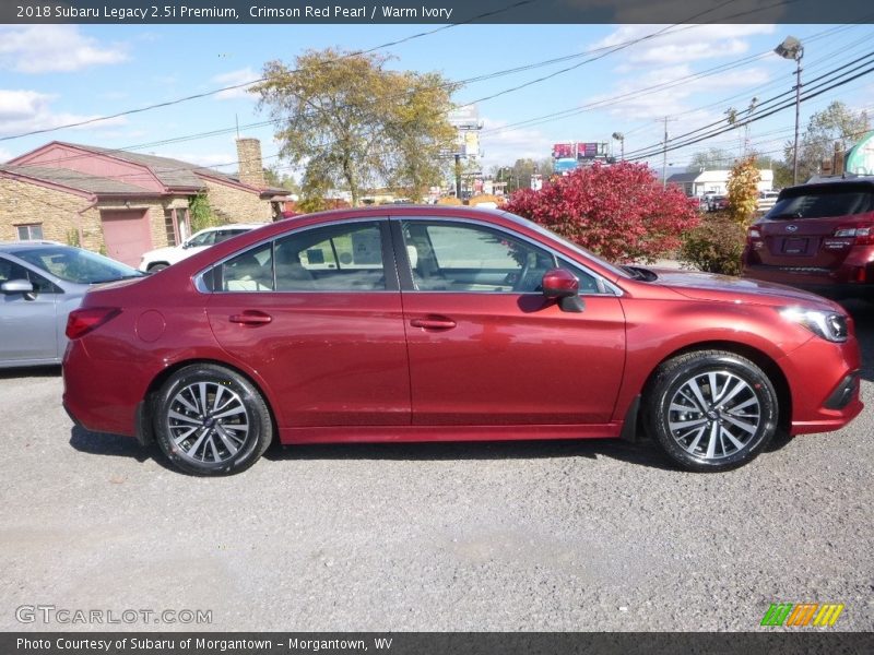 Crimson Red Pearl / Warm Ivory 2018 Subaru Legacy 2.5i Premium