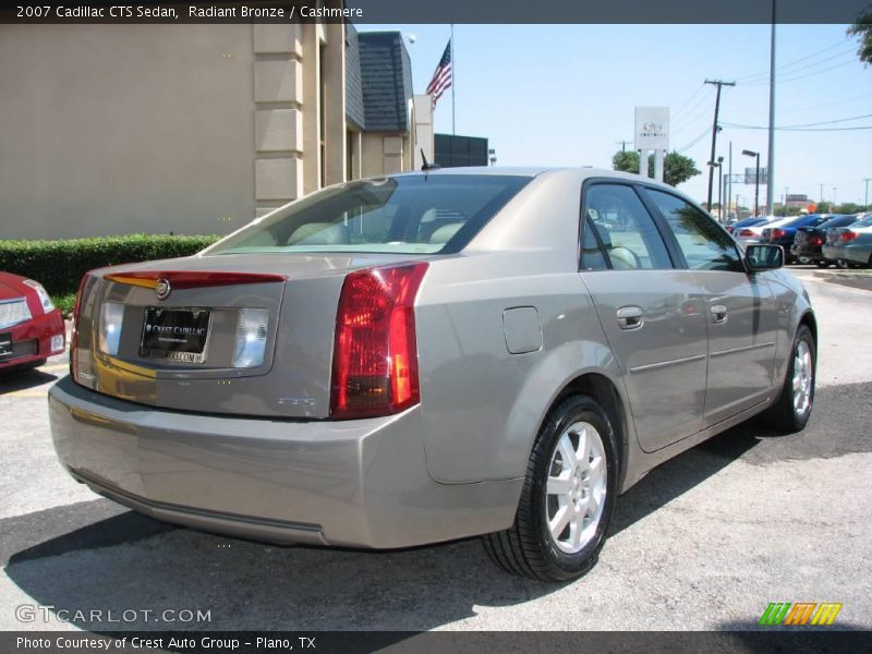 Radiant Bronze / Cashmere 2007 Cadillac CTS Sedan