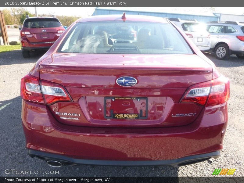 Crimson Red Pearl / Warm Ivory 2018 Subaru Legacy 2.5i Premium